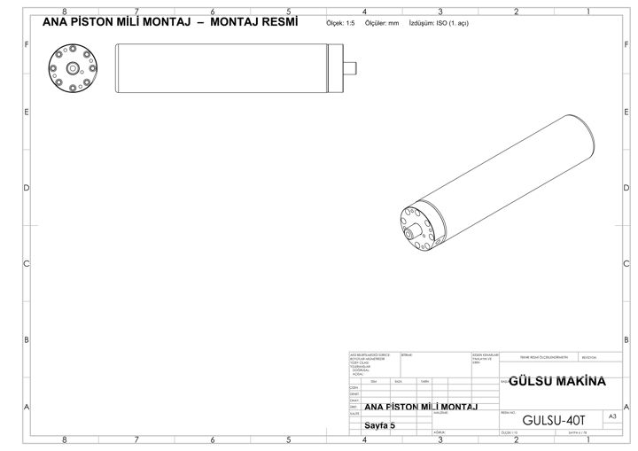 Main piston rod assembly — 40-Ton Automation-Ready Press